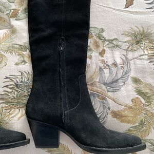 Black Suede Boots